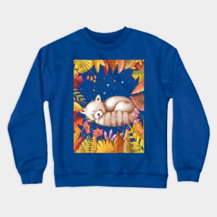 Sleeping Red Panda Crewneck Sweatshirt